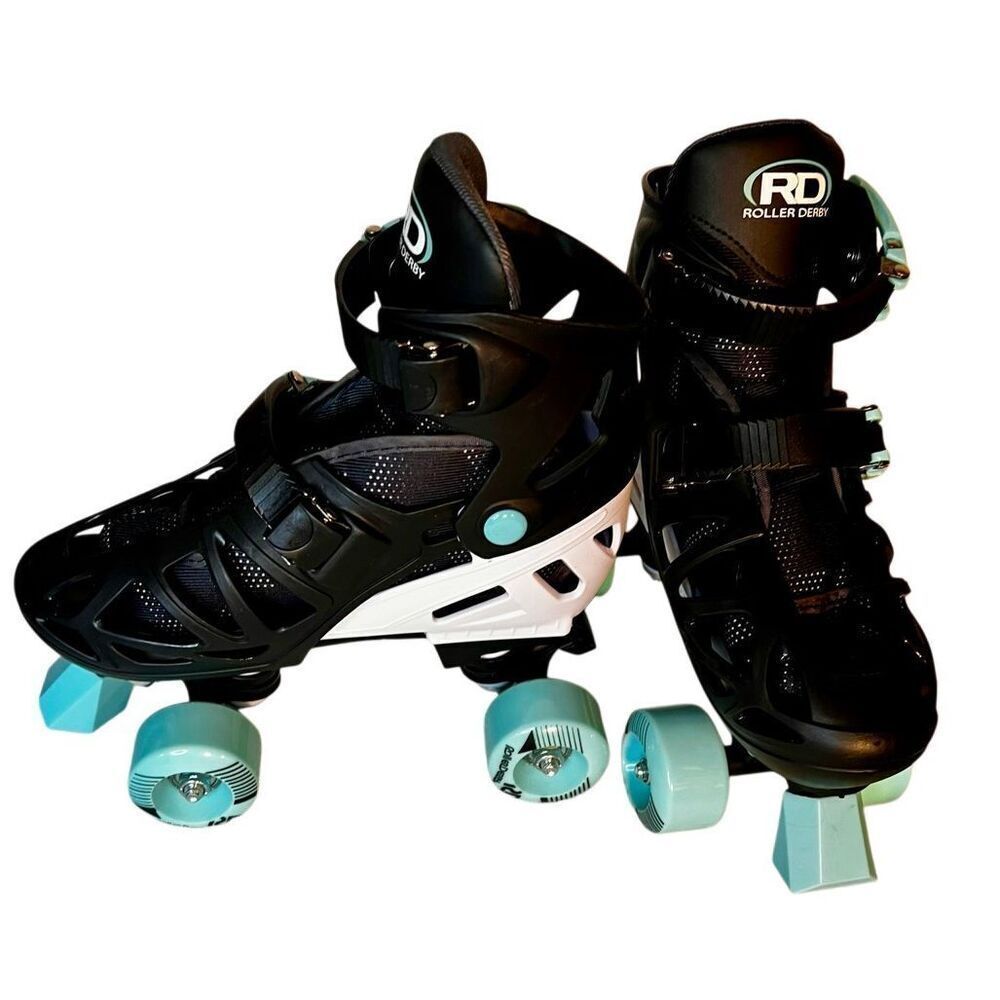 ROLLER DERBY YOUTH ADJUSTABLE ROLLER SKATES 4 WHEELS - YOUTH - Sz 3-6